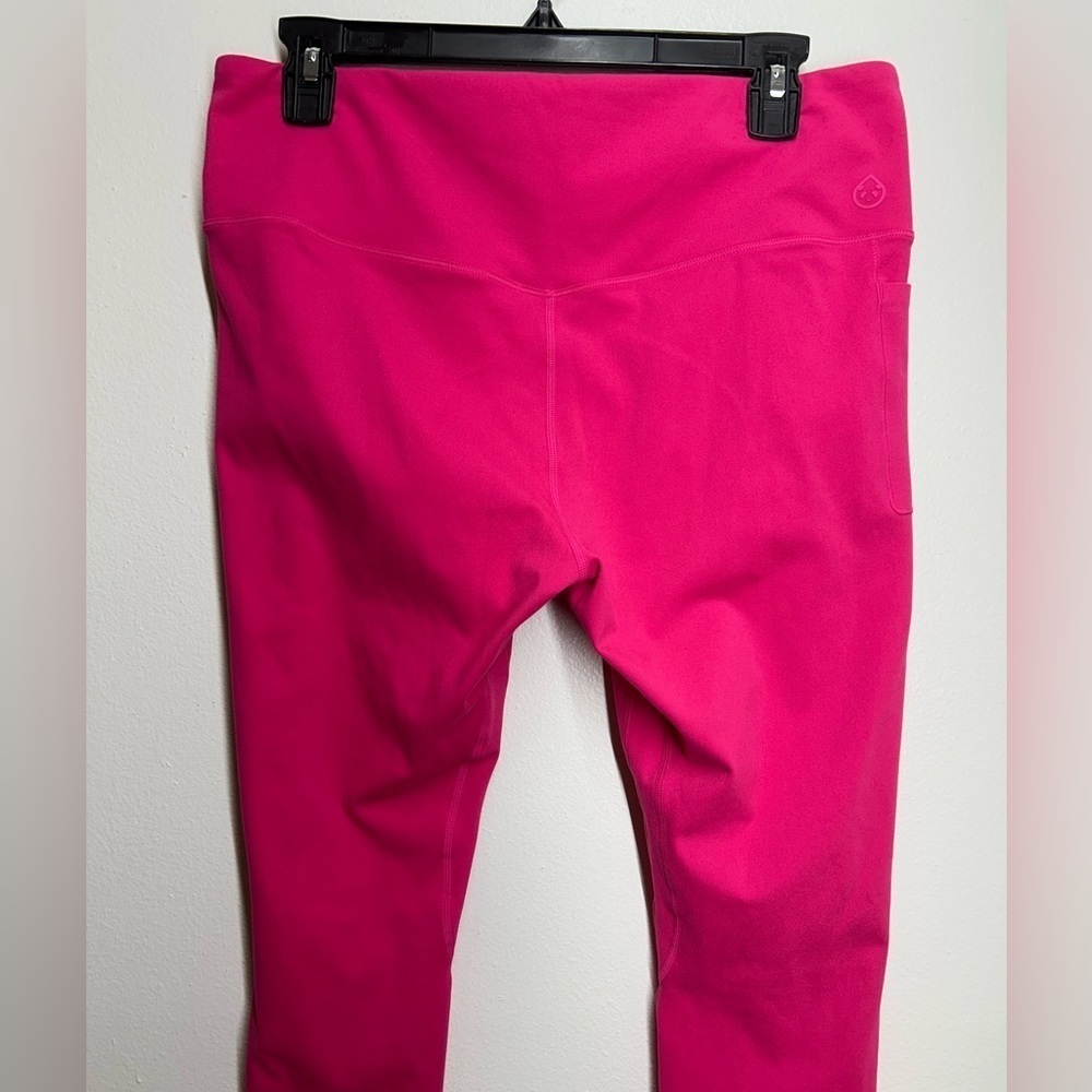 tasc Sculptive 7/8 Pocket Legging‎ Pink Size XL EUC - Picture 4 of 16